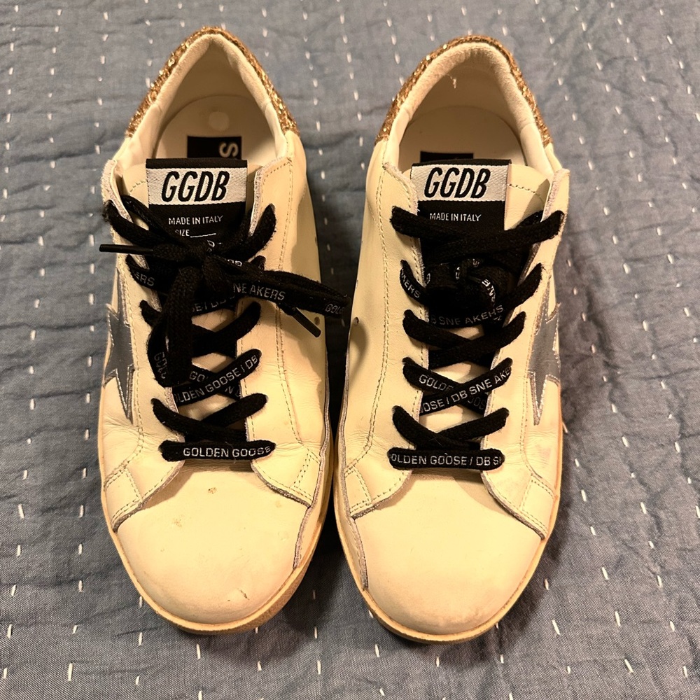 Designer Inspired Deluxe Brand White Sneakers